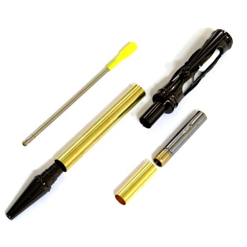 Hourglass twist pen kit